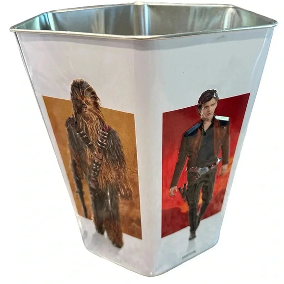Star Wars Solo Movie Promo Tin Popcorn Bucket - Picture 1 of 5